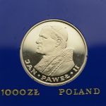 1000 złotych - Jan Paweł II 1982 r. (lustrzanka)